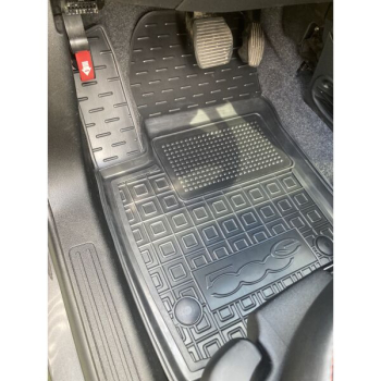 Резиновые коврики в салон Fiat 500 electric (2012-...) Avto-Gumm. Фото 2