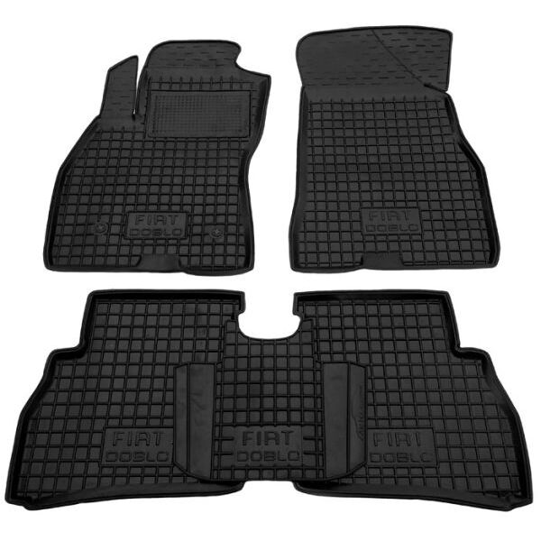 Коврики в салон Fiat Doblo (2010-...) Резиновые Avto-Gumm
