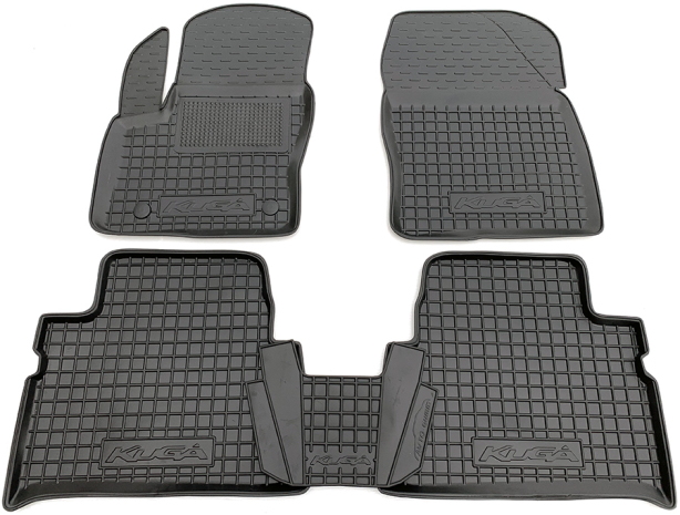 Резиновые коврики в салон Ford Kuga I (2008-2012) Avto-Gumm. Фото 2