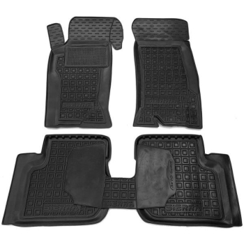Резиновые коврики в салон Ford Sierra 1987-1994 (Avto-Gumm)