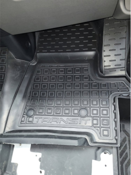 Коврики в салон Ford Transit (2014-...) 1+1 (Avto-Gumm). Фото 13