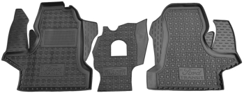 Резиновые коврики в салон Ford Transit 1986-2000 (Avto-Gumm). Фото 3