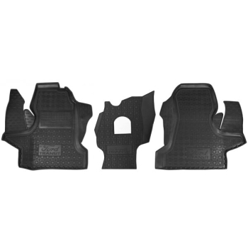 Резиновые коврики в салон Ford Transit 1986-2000 (Avto-Gumm)
