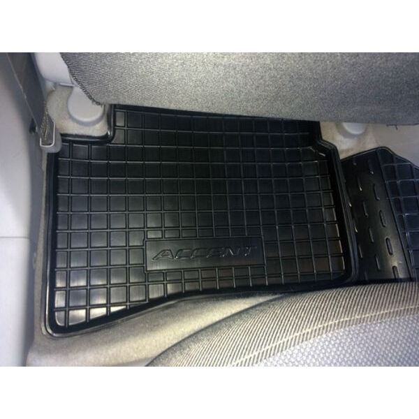 Коврики в салон Hyundai Accent (MC) 2006-2010 Резиновые Avto-Gumm. Фото 5