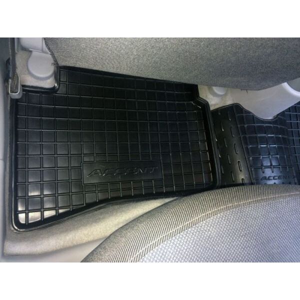 Коврики в салон Hyundai Accent (MC) 2006-2010 Резиновые Avto-Gumm. Фото 4