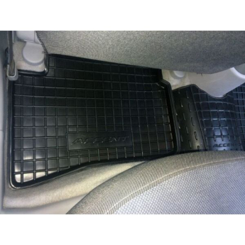 Коврики в салон Hyundai Accent (MC) 2006-2010 Резиновые Avto-Gumm. Фото 4