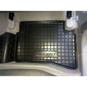 Коврики в салон Hyundai Accent (MC) 2006-2010 Резиновые Avto-Gumm. Фото 6