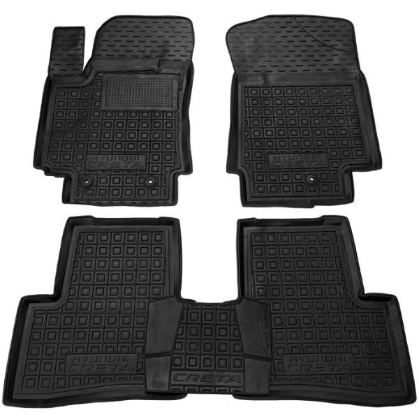 Коврики в салон Hyundai Creta (2014-...) Резиновые Avto-Gumm