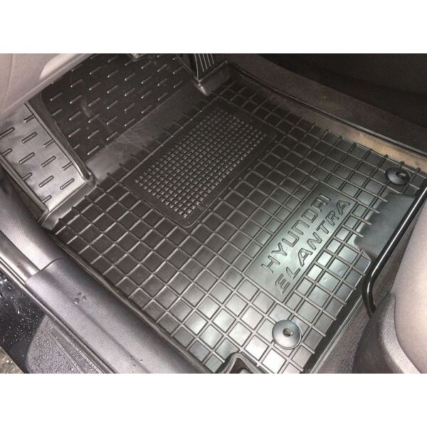 Коврики в салон Hyundai Elantra (MD) 2010-2015 Резиновые Avto-Gumm. Фото 2