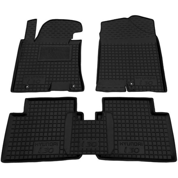 Коврики в салон Hyundai i30 (GD) 2011-2016 Резиновые Avto-Gumm