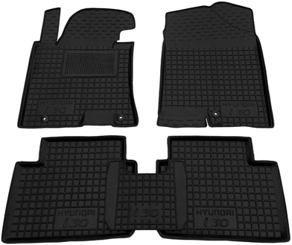 Коврики в салон Hyundai i30 (GD) 2011-2016 Резиновые Avto-Gumm. Фото 2