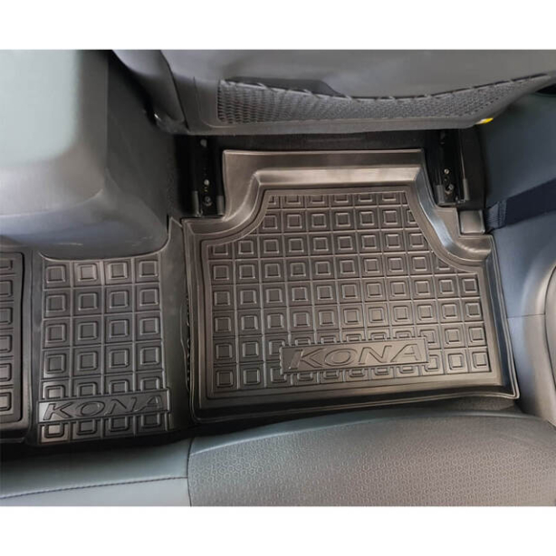 Коврики в салон Hyundai Kona Electric (2018-...) Резиновые Avto-Gumm. Фото 8
