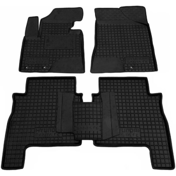 Коврики в салон Hyundai Santa Fe II (CM) 2010-2012 Резиновые Avto-Gumm