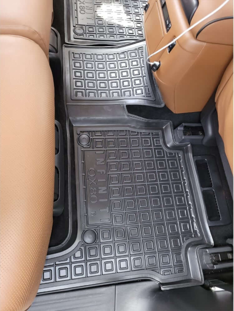 Коврики в салон Infiniti QX80 (2013-...) 7 мест (Avto-Gumm). Фото 5
