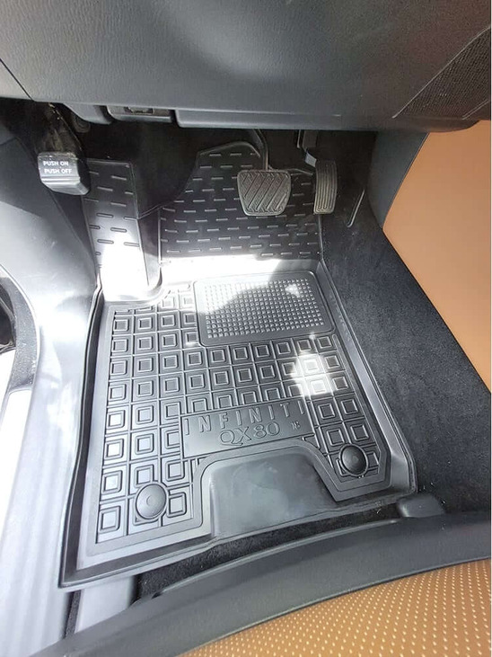 Коврики в салон Infiniti QX80 (2013-...) 7 мест (Avto-Gumm). Фото 12