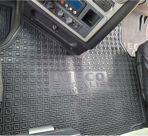 Коврики в салон Iveco Stralis Active Space (2012-2016) Резиновые Avto-Gumm. Фото 22