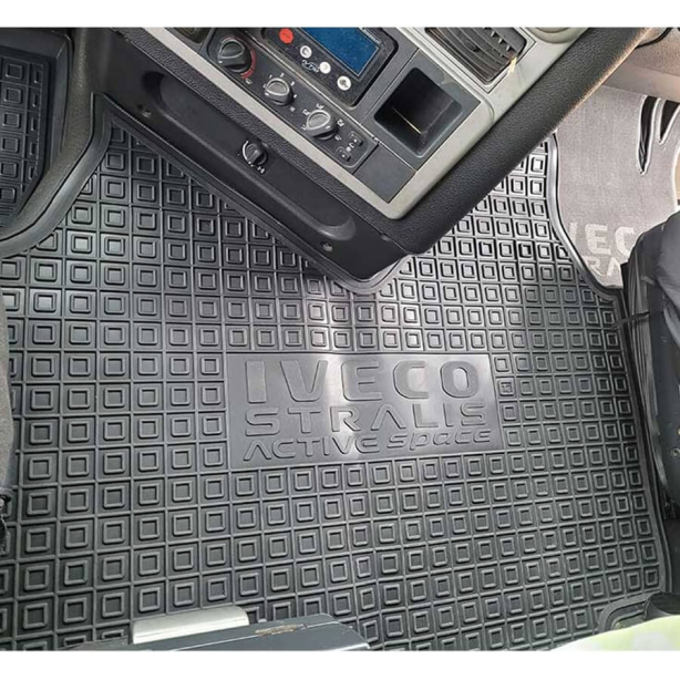 Коврики в салон Iveco Stralis Active Space (2012-2016) Резиновые Avto-Gumm. Фото 7