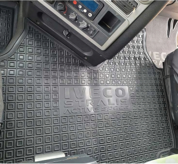 Коврики в салон Iveco Stralis Active Space (2012-2016) Резиновые Avto-Gumm. Фото 22
