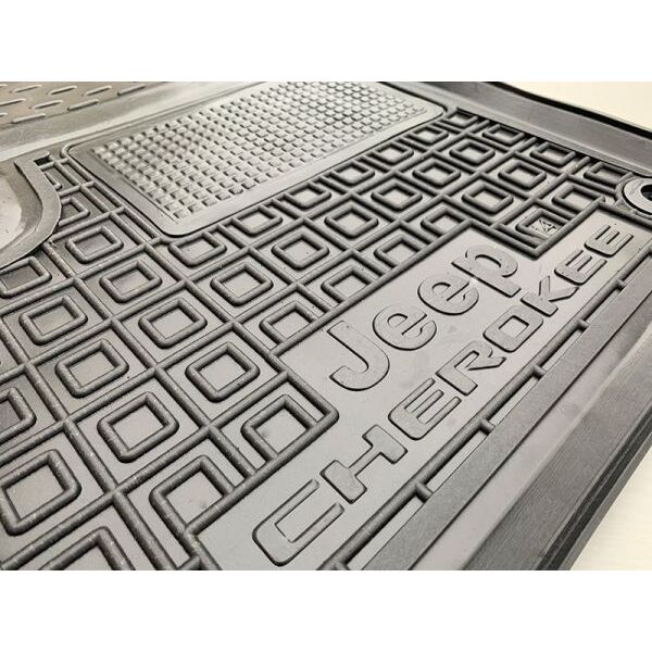 Коврики в салон Jeep Cherokee (KL) (2013-...) Резиновые Avto-Gumm. Фото 5