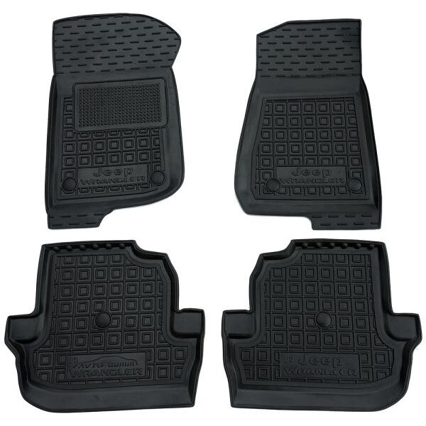 Коврики в салон Jeep Wrangler (JL) 3 двери 2018-... Avto-Gumm