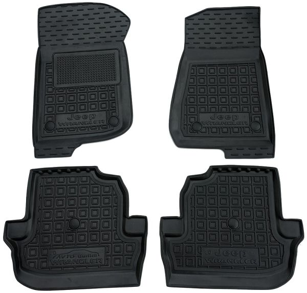 Коврики в салон Jeep Wrangler (JL) 3 двери 2018-... Avto-Gumm. Фото 2