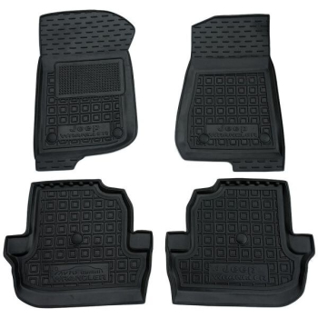 Коврики в салон Jeep Wrangler (JL) 3 двери 2018-... Avto-Gumm