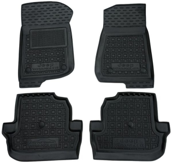 Коврики в салон Jeep Wrangler (JL) 3 двери 2018-... Avto-Gumm. Фото 2