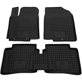 Коврики в салон Kia Rio III (2011-2015) Резиновые Avto-Gumm