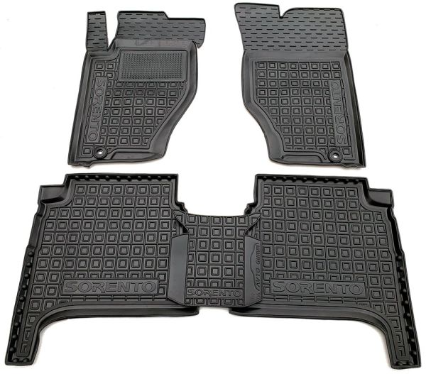 Коврики в салон Kia Sorento I (BL) 2002-2009 Резиновые Avto-Gumm. Фото 3