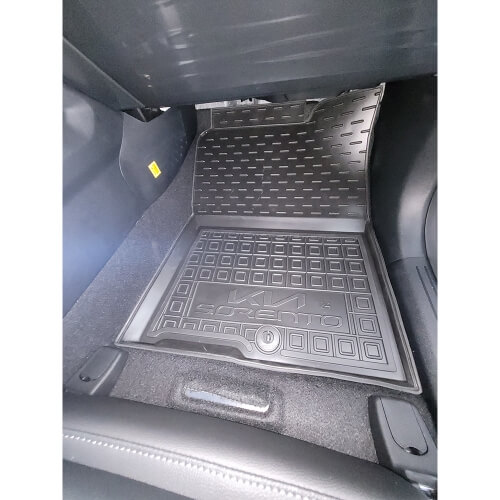 Резиновые коврики в салон Kia Sorento IV (MQ4) 2020-... 7 мест Avto-Gumm. Фото 8
