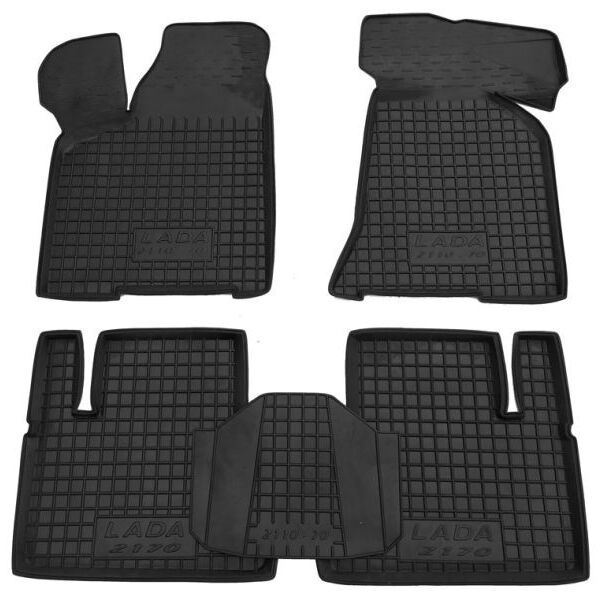 Коврики в салон Lada Priora 2007- Резиновые (Avto-Gumm)