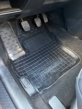 Коврики в салон Mazda 3 (BK) 2003-2009 Резиновые Avto-Gumm. Фото 2