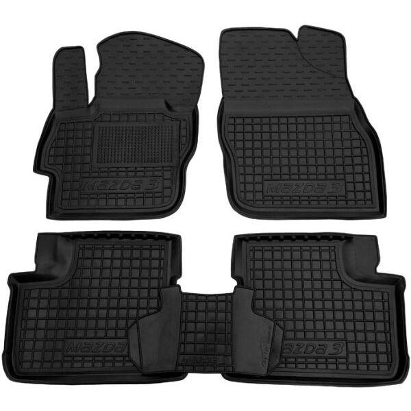 Коврики в салон Mazda 3 (BL) 2009-2013 Резиновые Avto-Gumm