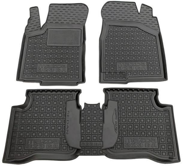Резиновые коврики в салон Mazda 323 BA 1994-1998 Avto-Gumm. Фото 11