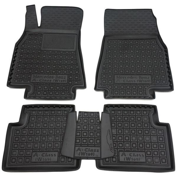 Коврики в салон Mercedes Benz W169 A 2004-2012 Резиновые Avto-Gumm