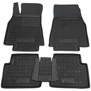 Коврики в салон Mercedes Benz W169 A 2004-2012 Резиновые Avto-Gumm