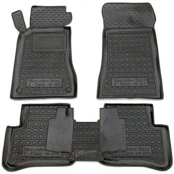 Коврики в салон Mercedes Benz W203 C (2001-2007) Резиновые Avto-Gumm