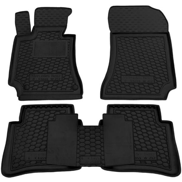 Коврики в салон Mercedes Benz W212 E 2009-2016 Резиновые Avto-Gumm