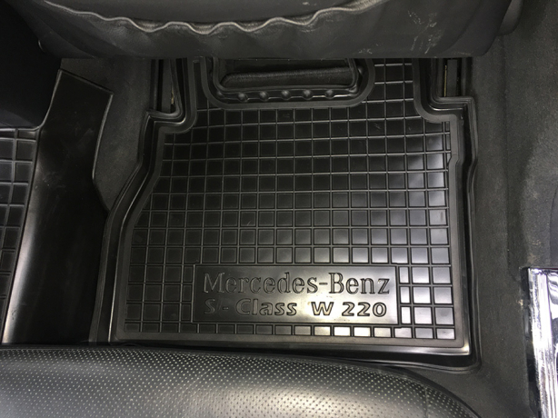 Коврики в салон Mercedes Benz W220 S 1998-2005 Резиновые Avto-Gumm. Фото 18