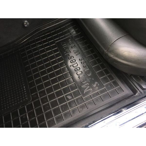 Коврики в салон Mercedes Benz W220 S 1998-2005 Резиновые Avto-Gumm. Фото 4