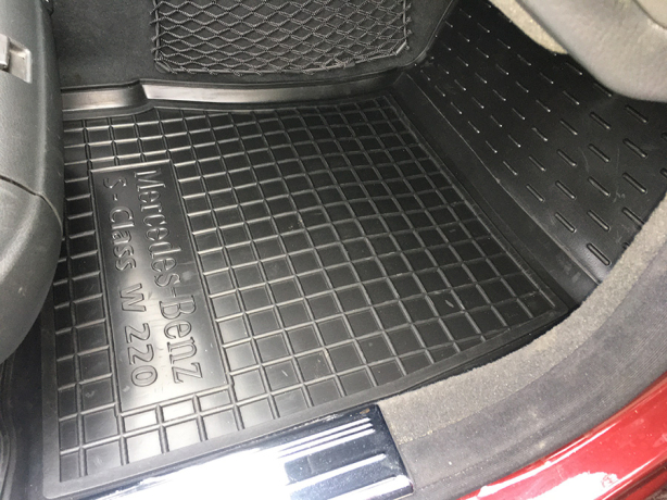 Коврики в салон Mercedes Benz W220 S 1998-2005 Резиновые Avto-Gumm. Фото 17