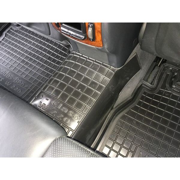 Коврики в салон Mercedes Benz W220 S 1998-2005 Резиновые Avto-Gumm. Фото 5