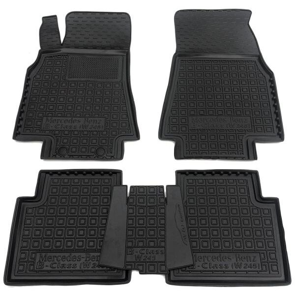 Коврики в салон Mercedes Benz W245 B 2005-2010 Резиновые Avto-Gumm