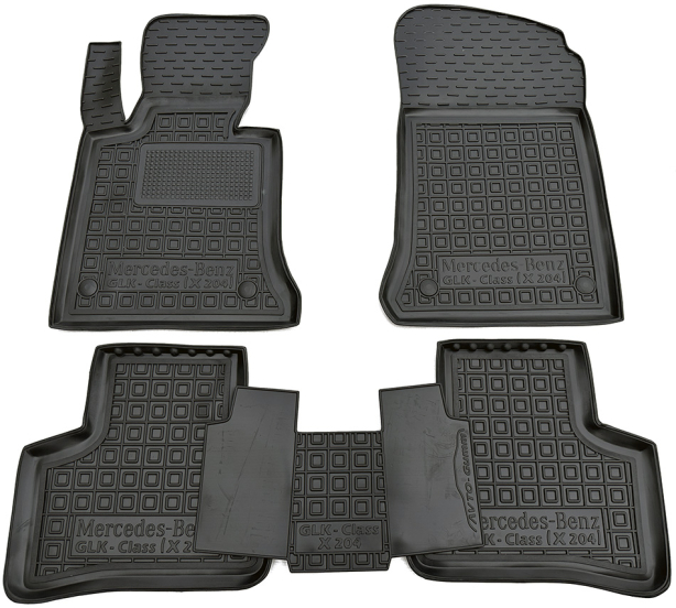 Коврики в салон Mercedes Benz X204 GLK (2008-2015) Резиновые Avto-Gumm. Фото 10