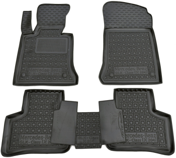 Коврики в салон Mercedes Benz X204 GLK (2008-2015) Резиновые Avto-Gumm. Фото 10