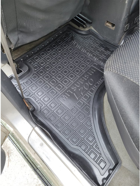 Коврики в салон Mitsubishi L200 (K60T) 1996-2006 Double Cab Avto-Gumm. Фото 12