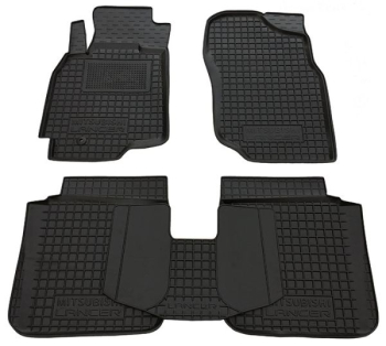 Коврики в салон Mitsubishi Lancer IX 2003-2009 Резиновые Avto-Gumm. Фото 7