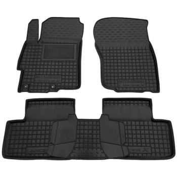 Коврики в салон Mitsubishi Lancer X (2007-2015) Резиновые Avto-Gumm
