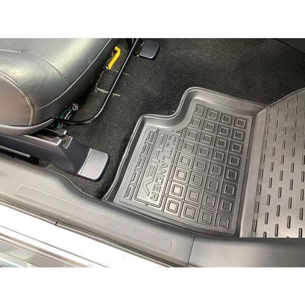 Коврики в салон Mitsubishi Outlander PHEV (2013-...) Резиновые Avto-Gumm. Фото 9
