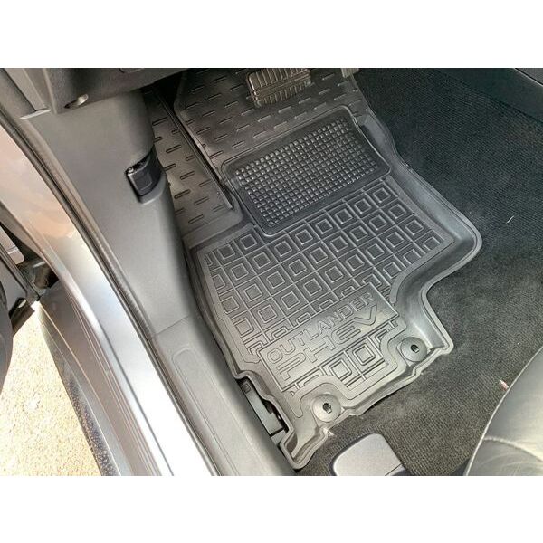 Коврики в салон Mitsubishi Outlander PHEV (2013-...) Резиновые Avto-Gumm. Фото 2